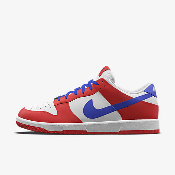 Blue red nike shoes shop